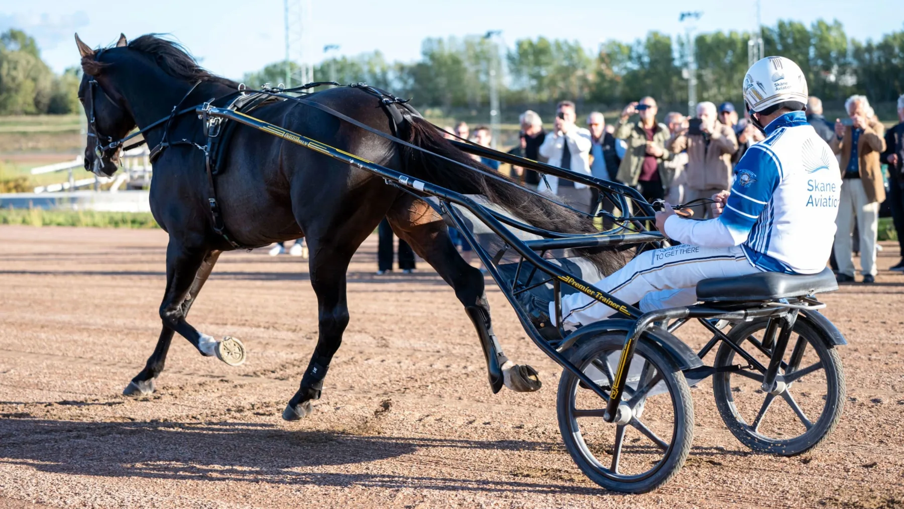 Per och Önas Prince på nya Jägersro, september 2026